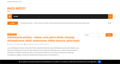 Desktop Screenshot of baza-wiedzy.com